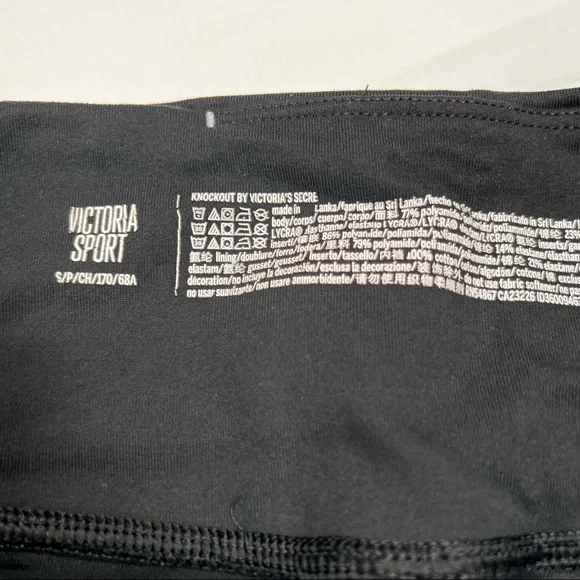 VICTORIA SECRET SPORT Knockout VSX Women's Leggings Black Size Small A030222 - Picture 3 of 5